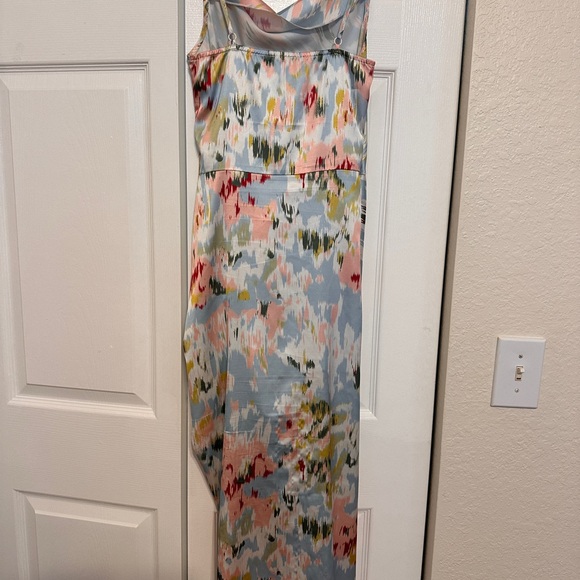 Multicolor Abstract Print Dress - Picture 4 of 4